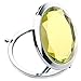 IETANG 7pc Set Double Compact Cosmetic Crystal Makeup Mirrors Round Pocket Purse Magnification Jewel Mirrors