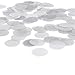 Coobey 200 Pieces Stainless Steel Screen Smoking Pipe Screens Filters 0.75 Inch with Silver Metal Boxe (Silver)
