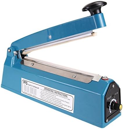 110V 300W 8" Impulse Sealer Heat Sealing Machine Vacuum Bag Sealer Poly Tubing Plastic Bag Packing Tools