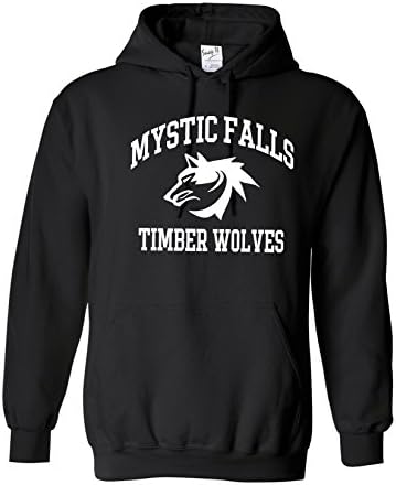 The Vampire Diaries Inspired Hooded Sweatshirt - Mystic Falls Salvatore 17 Front and Back Print