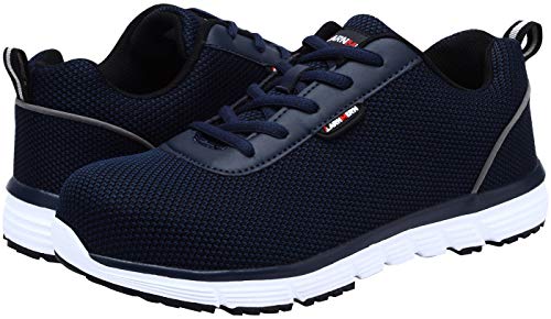 image for LARNMERN Steel Toe Work Safety Shoes Men Reflective Casual Breathable 