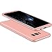 Galaxy S8 Case, AICase 3 in 1 Ultra Thin and Slim Hard PC Case Anti-Scratches Premium Slim 360 Degree Full Body Protective Cover for Samsung Galaxy S8 Case (5.8'')(2017) (Rose Gold)