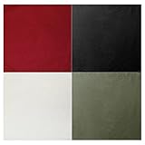 4 Pack - Bandanas Jumbo Solid Cotton Biker Headwraps 27