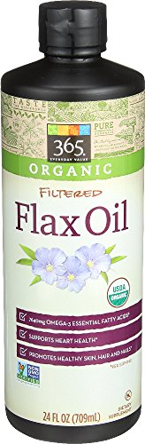 365 Everyday Value, Organic Filtered Flax Oil, 24 fl oz