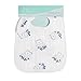 aden + anais Snap Bib, 100% Cotton Muslin, Soft Absorbent 3 Layers, Adjustable, 9” X 13”, 3 Pack, Thistle