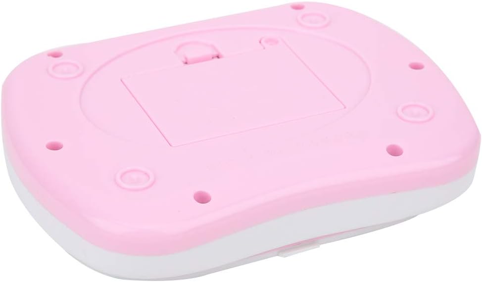 Tnfeeon Multi-functional Laptop Tablet English Words Letters Math Learning for Preschool Children, Pink, Medium - Image 3
