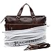 BACCINI real leather laptop bag LEANDRO large business office work school shoulder bag 15 inch satchel briefcase 15.6