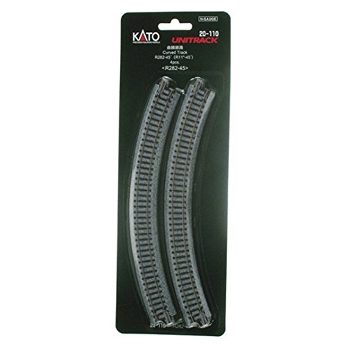 Kato 20-110 N Unitrack 11 Radius Curve Track 4pcs