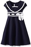Girls Navy Sailor Dress - Nautical Dress