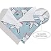 Lekebaby Baby Bandana Drool Bibs 8 Pack Set for Boys and Girls 100% Organic Cotton Soft and Absorbent Baby Drool Bibs for Drooling and Teething