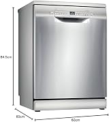 Bosch Dishwasher 12 Place Settings WiFi Freestanding Silver view 6