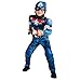 Marvel Captain America Costume for Kids Size 7/8 Blue