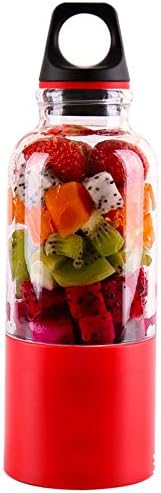 USB Personal Blender, Portable Blender for Shake and Smoothies and Approved Cups, Rechargeable, Super Mix,Gules