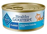 Blue Buffalo Healthy Gourmet Natural Adult Flaked Wet Cat Food 5.5-oz cans, Chicken (Pack of 24)