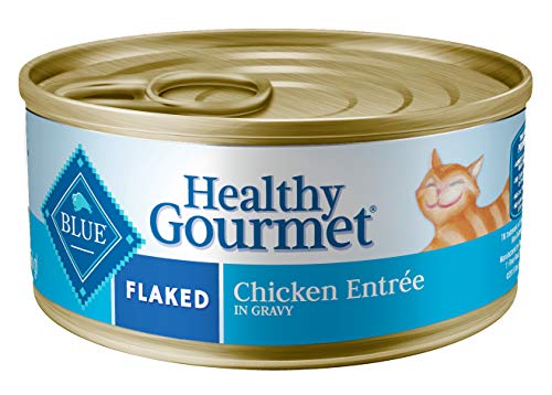 Blue Buffalo Healthy Gourmet Natural Adult Flaked Wet Cat Food Chicken 5.5-oz cans (Pack of 24)