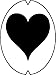 Racquet Art Creative Tennis Racquet Stencil - Heart