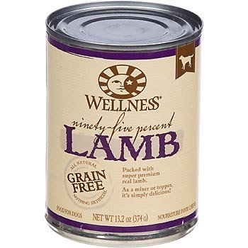 WELLNESS 95% LAMB ADULT CANNED DOG FOOD