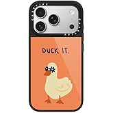 CASETiFY Glaze iPhone 17 Pro Case [Glossy Finish/Compatible with Magsafe / 4.9 ft. 1X Military Grade Drop Protection] - Duck it - Black