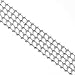 Amazon Essentials Sterling Silver Five-Row Shot Bead Chain Bracelet, (previously Amazon Collection)
