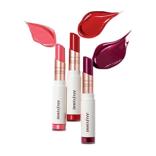 [Innisfree] Cream Mellow Lipstick 3.5g #08 Glossy red