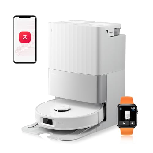 roborock Qrevo Edge S5A Saugroboter mit Wischfunktion,Dual Anti-Tangle-System,18.500Pa,FlexiArm Design Kantenreinigung, Hebarem Wischmopp,75℃ Heißwass