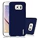 S6 Case, Galaxy S6 Case - TURATA [Slim Fit] Premium Coated Non Slip Surface [Navy] Four Layer Paint Designed Hard Case for Samsung Galaxy S6 G9200 - Navy