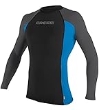 Cressi Mens's Long Sleeve Rash Guard For Swimming, Surfing, Diving