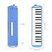 ammoon Melodica 32 Keys Piano Instrument with Carry Case for Music Lovers Beginners Kids - Blue