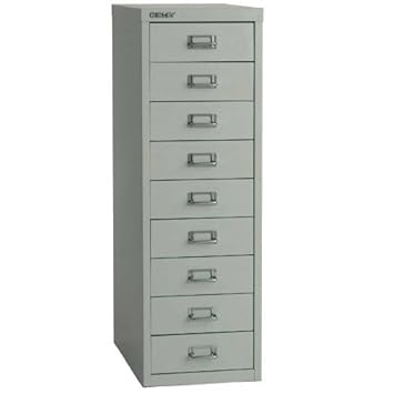 Bisley Executive 9 Multidrawer Filing Cabinet 39 9 Grey Amazon Co