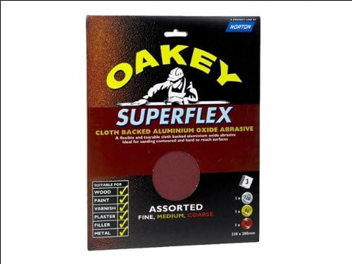 English Abrasives Superflex Assorted (3) Sheets
