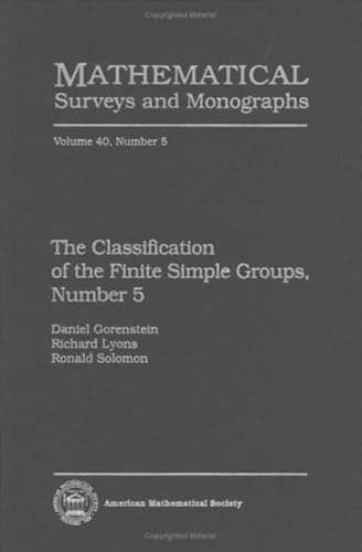 Download The Classification of the Finite Simple Groups, Number 5 PDF