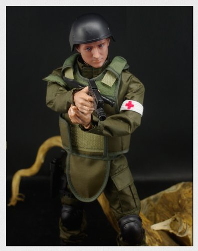 Super System 12'' Special Forces Action Figure - Olive Drab - Thumbnail 2