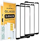 [3-Pack]-Mr.Shield for ASUS (ROG Phone 2) / ASUS (ROG Phone II) [Japan Tempered Glass] [9H Hardness] [Full Screen Glue Cover] Screen Protector with Lifetime Replacement