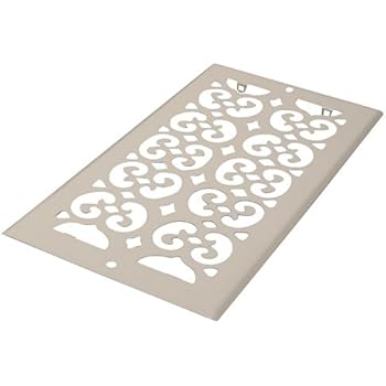 Decor Grates S610R-WH Floor Register, 6-Inch by 10-Inch, White