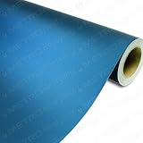 3in x 5in (SAMPLE SIZE) Avery SW900 Supreme Matte Lagoon Blue Vinyl Car Wrap Film