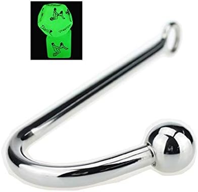 Stainless Steel Metal Hook with Heavy Round Head, Plug Toy for Man Women