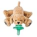 Nookums Paci-Plushies Buddies - Retriever Pacifier Holder - Plush Toy Includes Detachable Pacifier, Use with Multiple Brand Name Pacifiers primary