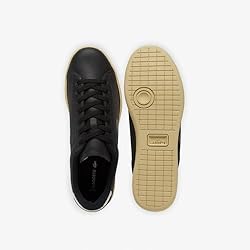 Lacoste Mens Carnaby Set Sneaker, BLK/LT YLW, 10