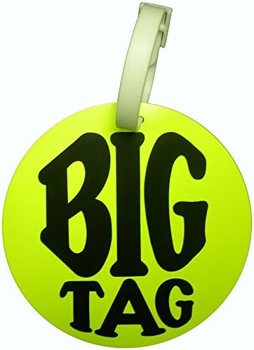 Travel Essentials Big Tag (Identification Tag) in Yellow