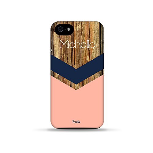 Iphone 5S Case by Froolu Heavyduty Tough case, Personalized Best Coral Blue Arrow Customizable Iphone 5 case Protective
