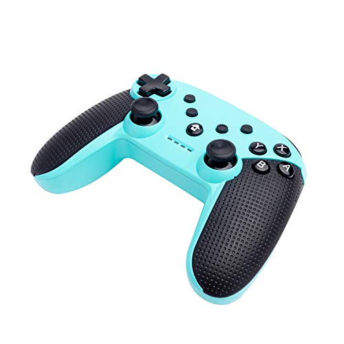 eLUUGIE Wireless Switch Pro Controller Gamepad Joypad Remote Joystick for Nintendo Switch Console with Gyro and Gravity Sensor/Dual Vibration Turbo/Capture Function (Green)