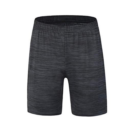Keliay Bargain Shorts Trunks Men's New Kind Men's Sports Shorts Running Shorts Pure Breathable Sports Short Black - Thumbnail 4