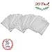 Chinese Sky Lanterns White Paper (20) Pack - Ready to Use and Eco Friendly - Extra Large - 100% Biodegradable Wire Free - Beautiful Lantern for Weddings, Chinese Festival, Memorials, etc.
