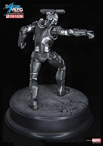 Dragon Models Iron Man 3 War Machine Action Hero Vignette Statue, 1:9 Scale - Thumbnail 5
