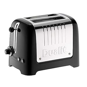 Dualit-2-Slice-Lite-Toaster-11kW-Toasts-60-Slices-an-Hour-Polished-with-High-Gloss-Black-Trim-Bagel-Defrost-Settings-36-mm-Wide-Slots-26205 Dualit 2 Slice Lite Toaster | 1.1kW Toasts 60 Slices an Hour | Polished with High Gloss Black Trim | Bagel & Defrost…