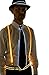 Neon Nightlife Men's Light Up LED Suspenders, One Size, Yellow