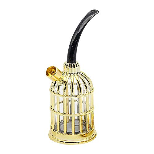 LLAKED Shisha Hookah Nargile Metal Pipe Dual-Use with Hose