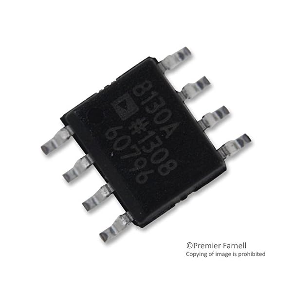 ANALOG DEVICES AD8130ARZ IC, DIFF AMP, 270MHZ, 1090V/ uS, SOIC-8 (5 pieces)