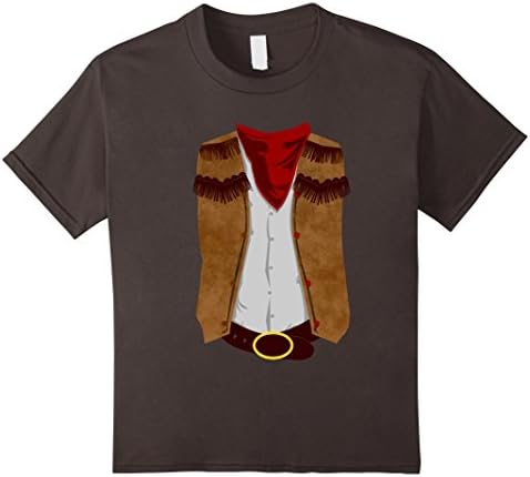 Kids Cowboy Custume - Funny shirt for boys 6 Asphalt