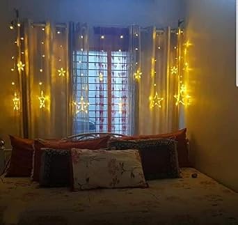 Buy Deexu Collections Led String Lights Star Curtain Lights 12